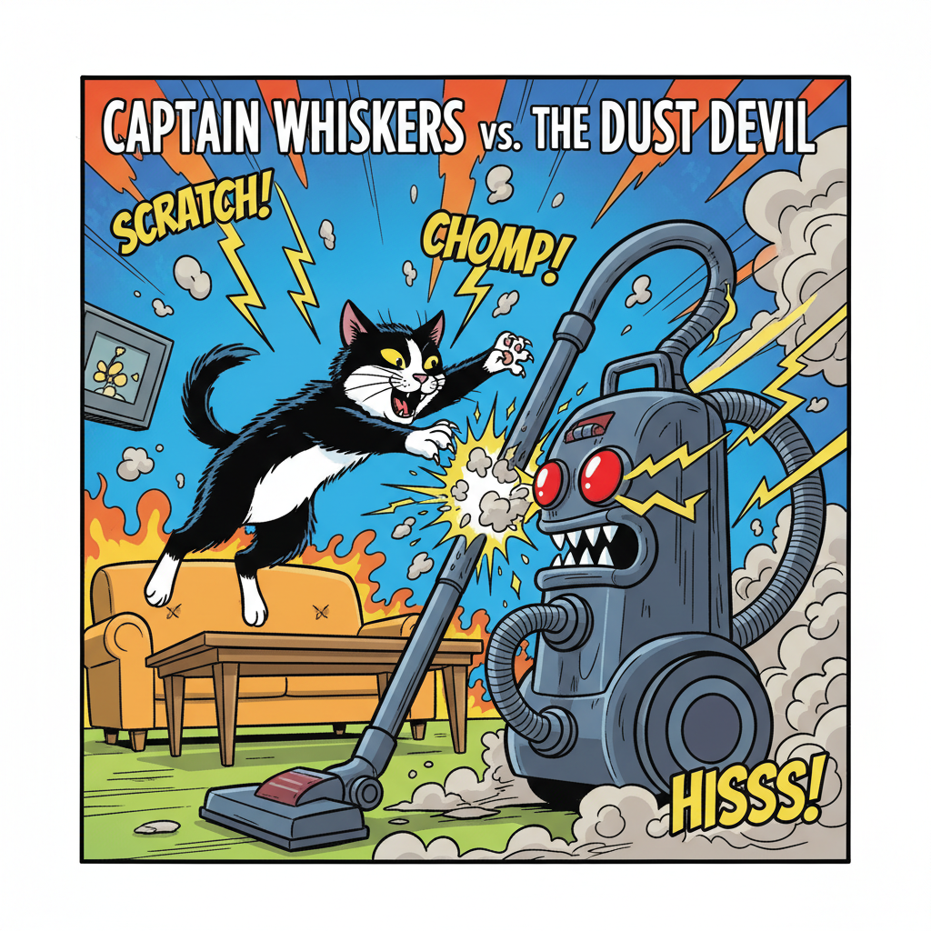 Bucky fighting vacuum