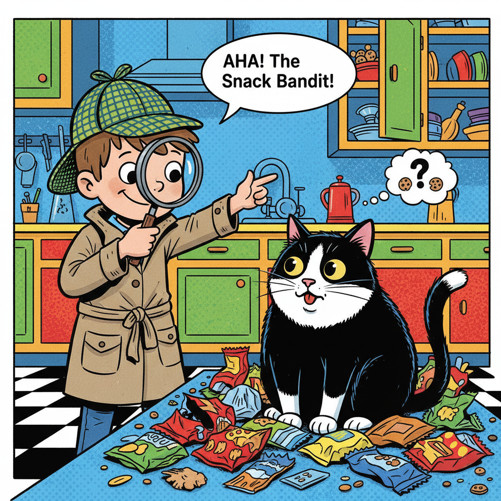 Oliver finds Bucky with snacks